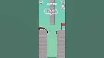 Draw bridge puzzle game level 2791 #drawing #game #Shorts