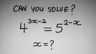 99% can't solve this different-base exponential equation