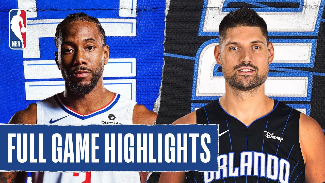 Clippers At Magic Full Game Highlights January 26 2020 Youtube