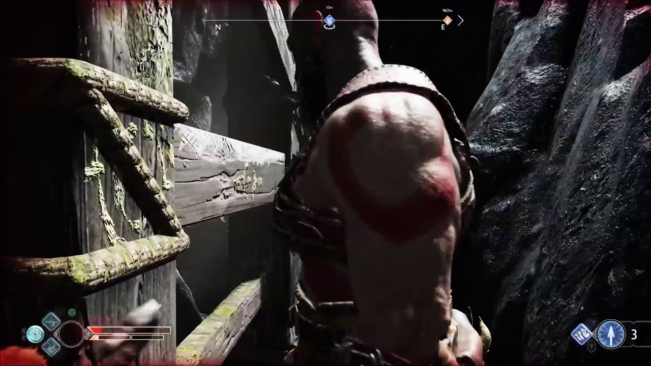 God of War; helping Atreus honor his mother's last wish at the mountain.