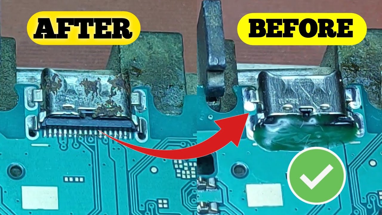 How To Replace Typ C Charging Port SUPER EASY || Charging Port ...