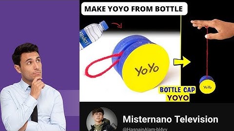 Easy DIY Bottle Cap Yoyo #Make Your Own Spinning Toy|Amazing Homemade Toy Tutorial"