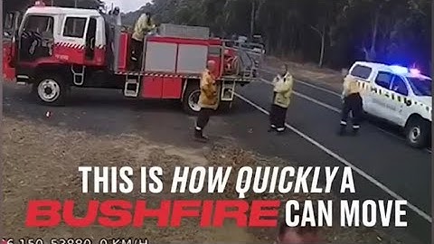 bushfire spreads in Australia -