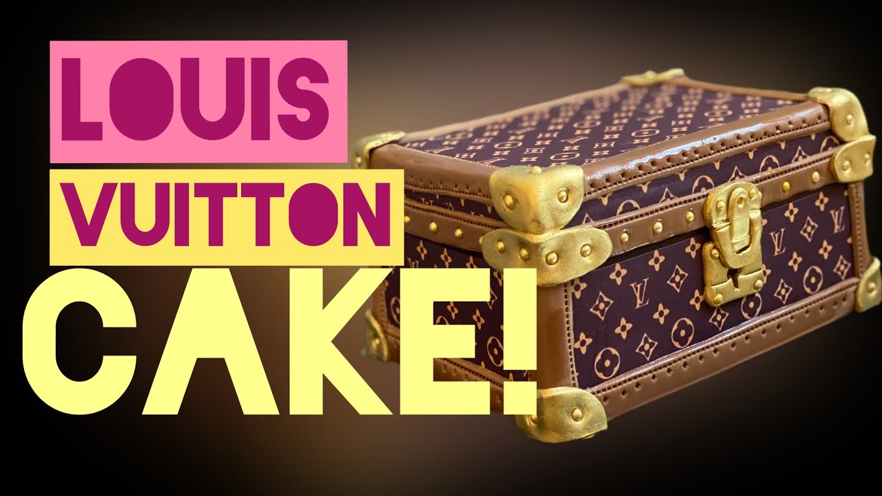 Chocolate Louis Vuitton Trunk cake I made this weekend! : r/cakedecorating