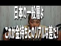 日本の富裕層と一般層の差がヤバい！格差拡大確変中!!