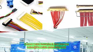 Tagagawa Ng Cable Harness Custom Lvds Cable Edp Cabel Assembly Lvds Ribbon Cables Para Sa Panel Disp