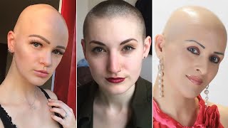 Women Headshave Buzz Cut Women Haircut Long To Short Girl Headshave Female Headshave