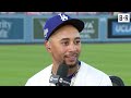 Mookie Betts Talks Dodgers Game 3 Win vs. Brewers in NLCS | MLB on TBS