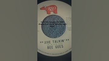 Thumbnail of jive Talkin by the bee gees straight from the cd Saturday night fever.