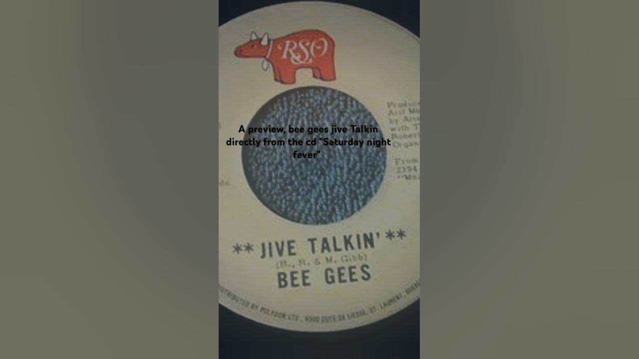 jive Talkin by the bee gees straight from the cd Saturday night fever.