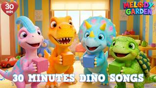 30 Minutes Dino Songs - Nursery Rhymes & Kids Songs - Melody Garden