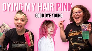 Dying My Hair PINK!! (Trying GDY Bleach and Dye)
