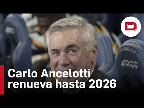 El Real Madrid renueva a Carlo Ancelotti hasta 2026