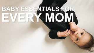 BARE MINIMUM BABY ESSENTIALS FOR EVERY MOM || Minimalist Motherhood