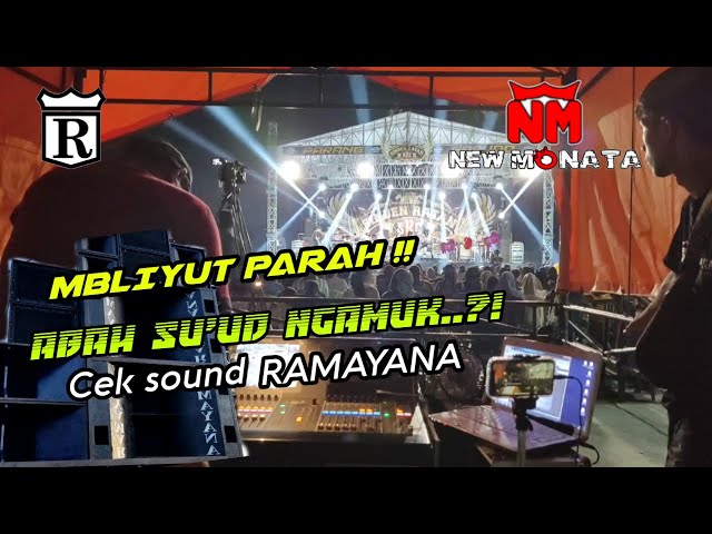 ABAH SU'UD NGAMUK‼️ Mbliyut...Parah, Cek Sound Ramayana feat New Monata class=