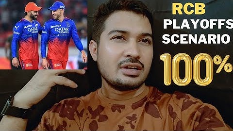 RCB Playoffs Scenario 😱| TATA IPL 2024 RCB Playoffs Scenario| IPL Points Table 2024 | RCB Playoffs|