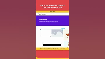 How to use Add Banner Widget in Your WooCommerce #woocommerce #shorts #shortvideo