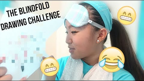 The BlindFold Drawing Challenge! {Bob the Minion}