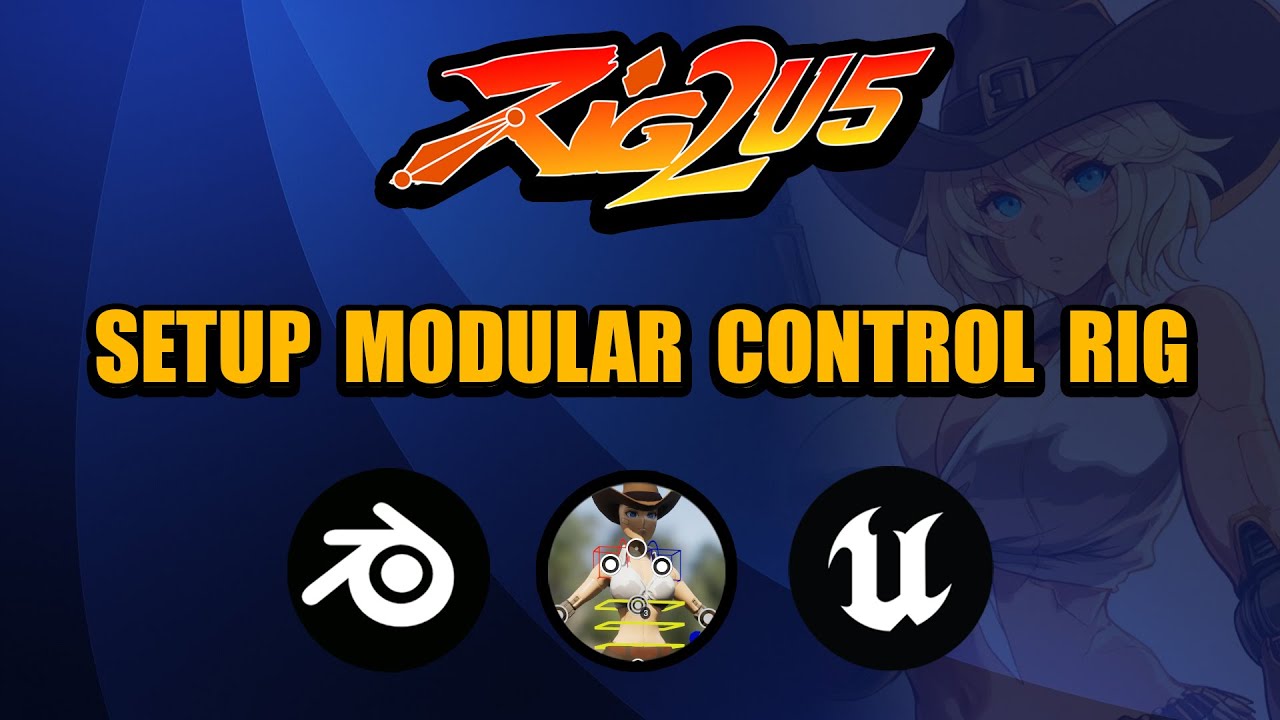 RIG2U5 - Setup Unreal Engine's Modular Control Rig - YouTube