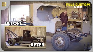 Vintage Tow Truck Transformation!  Full Custom Garage  S02 EP3  Automotive Reality