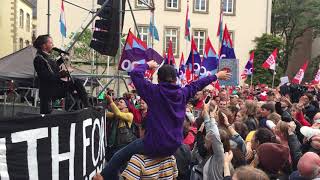 WE ARE THE MEDIA! amanda palmer speaks @ luxembourg climate rally