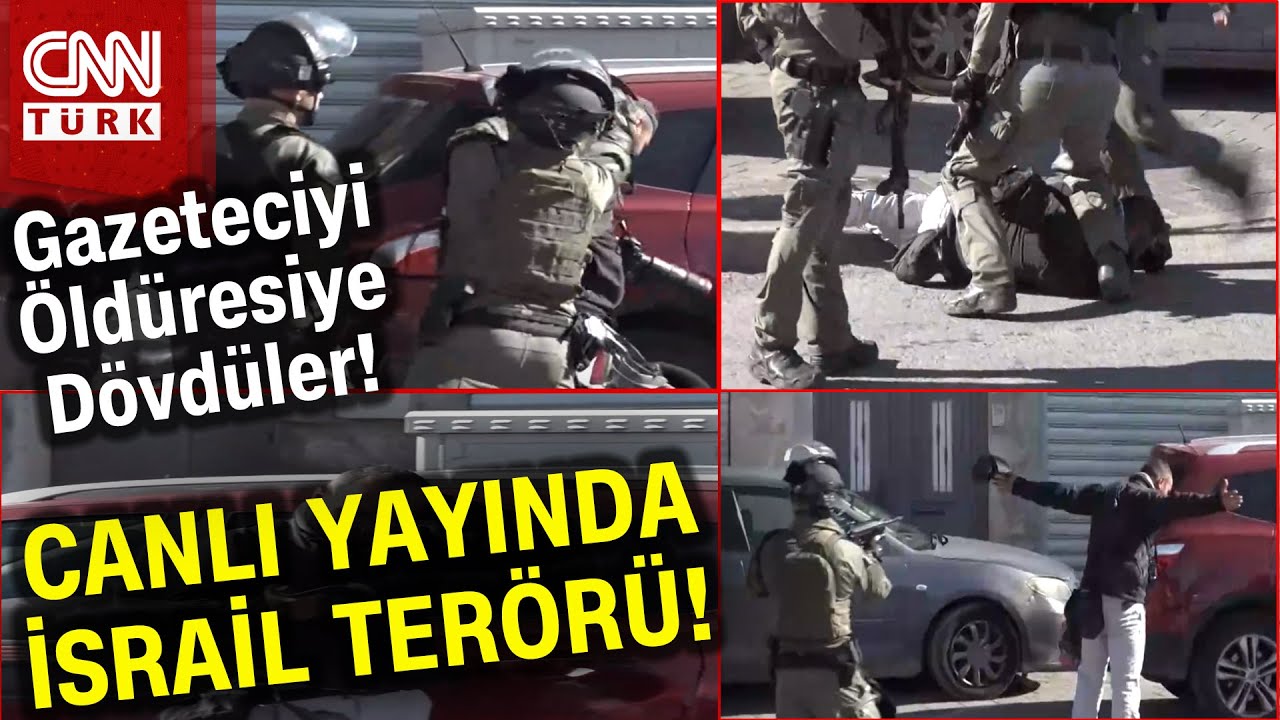 SON DAKİKA!🚨Canlı Yayında İsrail Zulmü! Anadolu Ajansı Fotoğrafçısını Canlı Yayında Dövdüler #Haber