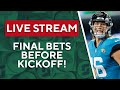 FINAL BETS for NFL Week 1 - Countdown To Kickoff Live Stream | The Early Edge
