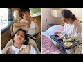 للأسف اضطريت اغيب هيا من المدرسه لسبب طارئ هيا ممنوعه من الأكل