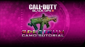 Black ops 3 - Spectrum Camo Tutorial - [Paintshop]