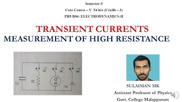 Measurement of High Resistance By Leakage (Malayalam)