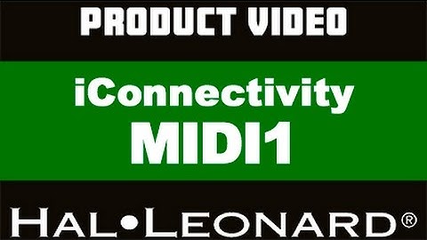 iConnectMIDI1 | iConnectivity MIDI interface for Mac, PC or iOS