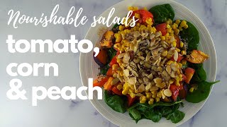 Peach, Tomato And Corn Nourishable Salads