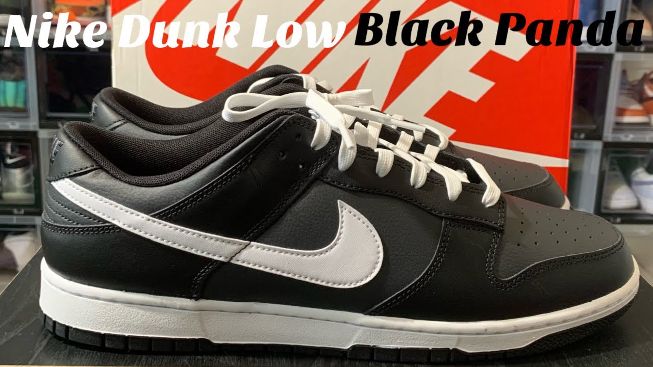 Nike Dunk Low Off Noir Review. Nike Dunk Low Black Panda Review. - YouTube