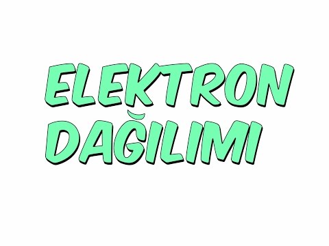 7dk'da ELEKTRON DAĞILIMI