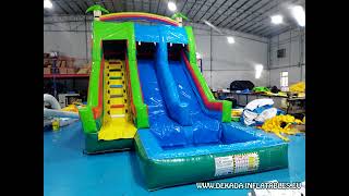 Inflatable water slide with pool - Inflatable Bouncy Castle - Dekada Inflatables Europe