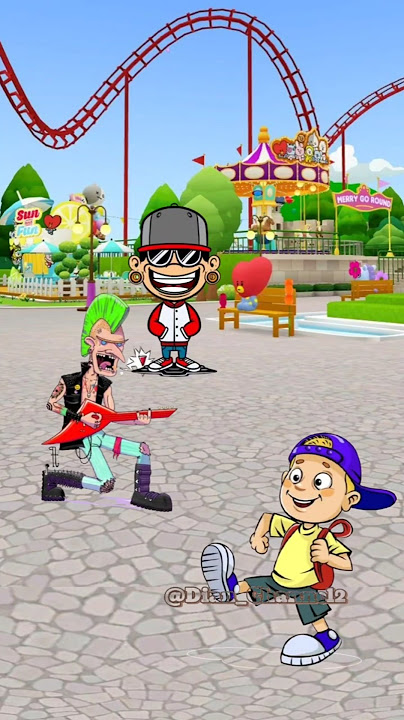 AWAS ADA ANAK PUNK😱 #animasi #kartun #comedy #lucu #funny #cartoon #fyp #animation #shorts