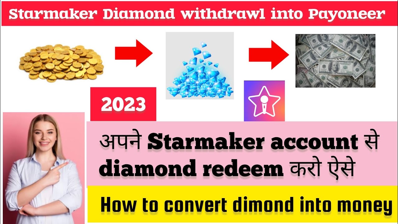 Earning Diamond Starmaker Diamond withdrawl into Payoneer account | Starmaker Diamond ...
