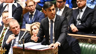 LIVE: Rishi Sunak grilled at prime minister's questions