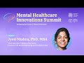 Jyoti mishra pmba  mental healthcare innovations summit at stanford medicine