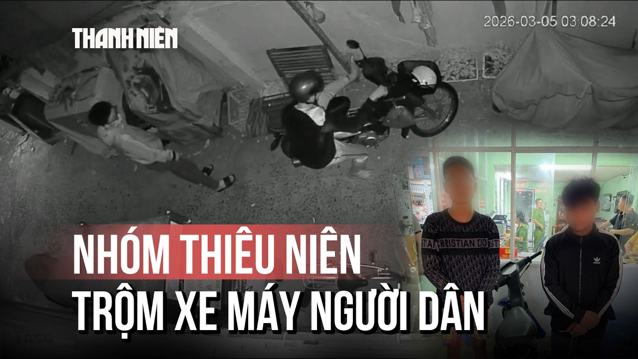 Điều tra nhóm thiếu niên 13 - 14 tuổi trộm nhiều xe máy ở TP.HCM