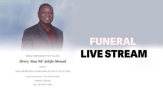 Henry 'Ataa Nii' Mensah for Funeral Service