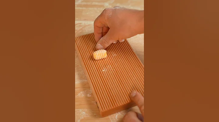Shaping Potato Gnocchi - so satisfying #shorts #gnocchi
