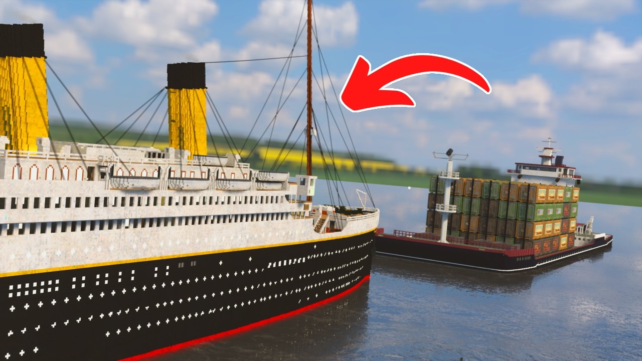 Titanic vs CARGO SHIP Destruction! - Teardown Gameplay