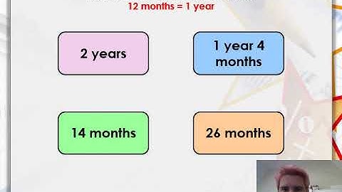 Week 4, Lesson 3   Converting Units of Time