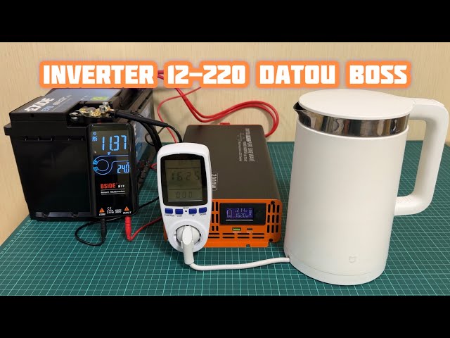 Inverter 12-220 Datou Boss ⚡ Pure sine 2000W from AliExpress 
