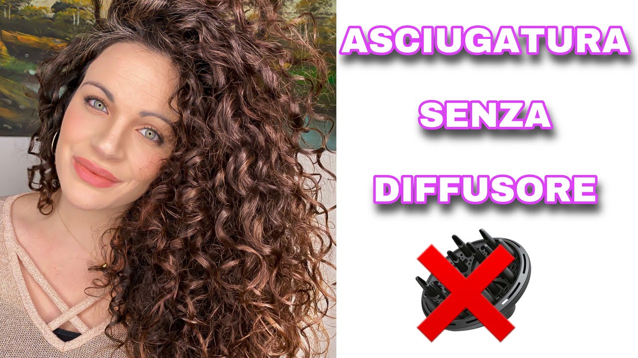 COME ASCIUGARE I CAPELLI RICCI SENZA DIFFUSORE 😍