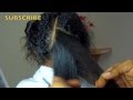 How to Straighten Naturally Curly Hair on Kids w/No Chemicals