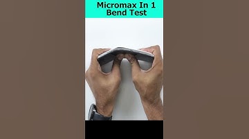 Micromax IN Note 1 Durability Test  |  Micromax IN Note 1 Bend test Fail😨😨 #Shorts