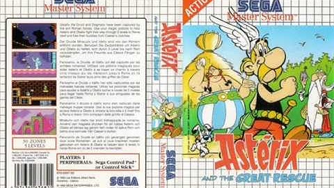 Master System - Asterix and the great rescue - Intro music