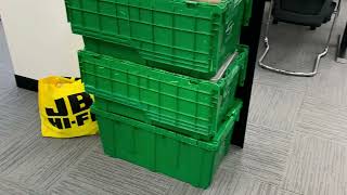 Plastic Moving Boxes